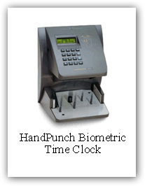 HandPunch Biometric TimeClock